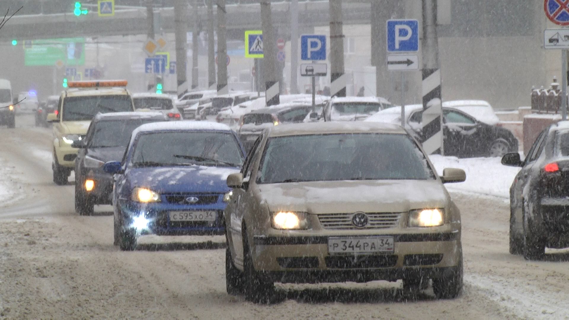 В воскресенье в Волгограде ожидается дождь со снегом